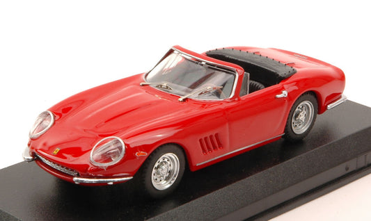 FERRARI 275 GTB/4 SPIDER 1966 RED 1:43 - Best Model - BT9003R