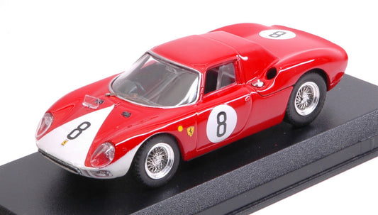FERRARI 250 LM N.8 2nd 12H REIMS 1964 J.SURTEES-L.BANDINI 1:43 - Best Model - BT9187