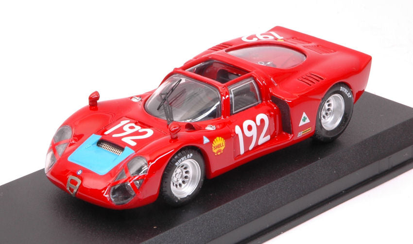 ALFA ROMEO 33.2 SP N.192 2nd TARGA FLORIO 1968 CASONI-BIANCHI 1:43 - Best Model - BT9286
