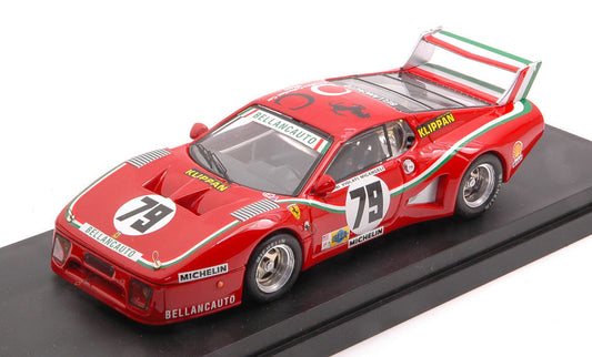 FERRARI 512 BB N.79 ACCIDENT LM 1980 DINI-VIOLATI-MICANGELI 1:43 - Best Model - BT9299