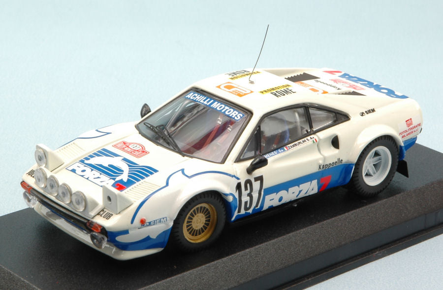FERRARI 308 N.137 (ACCIDENT) MONTE CARLO 1982 ZAMBORLINI 1:43 - Best Model - BT9308