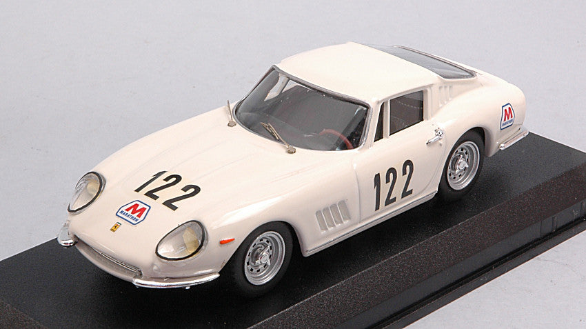 FERRARI 275 GTB/4 N.122 DNS TARGA FLORIO 1967 STARRABBA-ORLANDO 1:43 - Best Model - BT9372