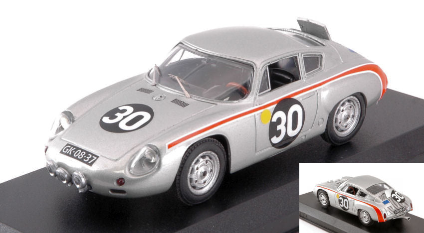 PORSCHE ABARTH N.30 LM 1962  B.PON-BARON CAREL DE BEAUFORT 1:43 - Best Model - BT9387