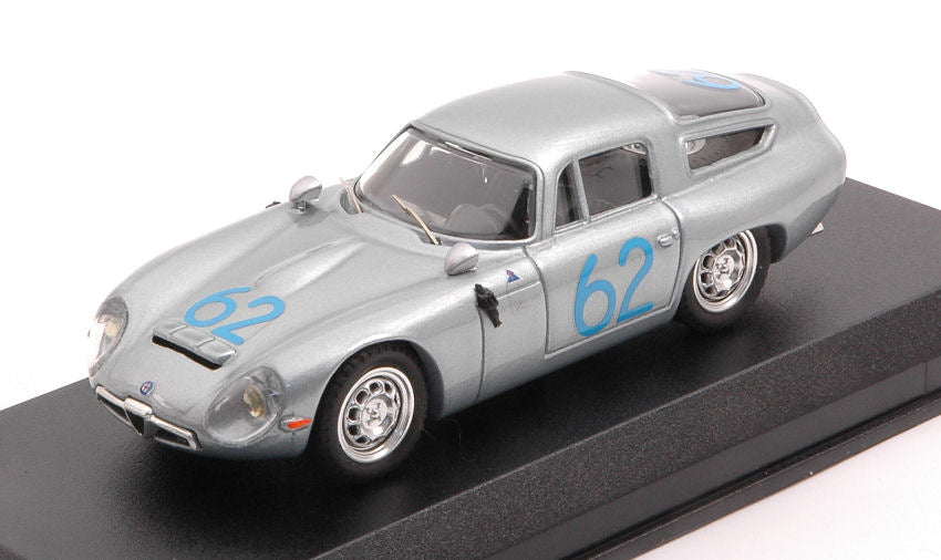 ALFA ROMEO TZ 1 N.62 17th TARGA FLORIO 1964 A.NICODEMI-F.LESSONA 1:43 - Best Model - BT9400