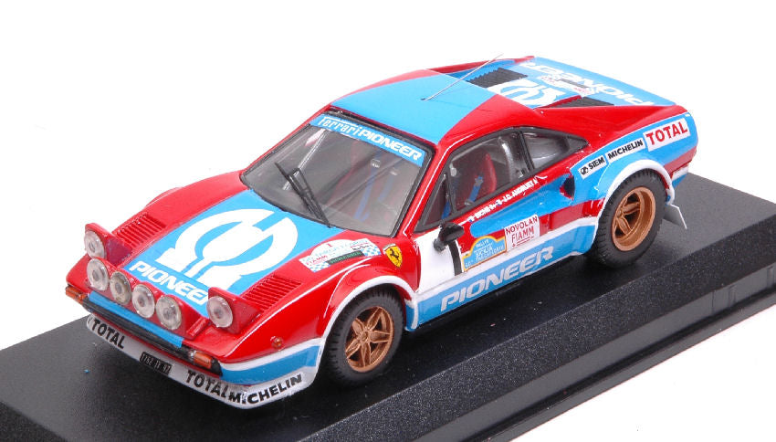 FERRARI 308 GR.4 N.1 2nd TARGA FLORIO 1982 ANDRUET-"BICHE" 1:43 - Best Model - BT9421