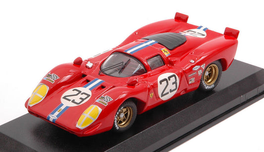 FERRARI 312 P COUPE  N.23 SEBRING 1970 CHINETTI JR.-ADAMOWICZ 1:43 - Best Model - BT9449