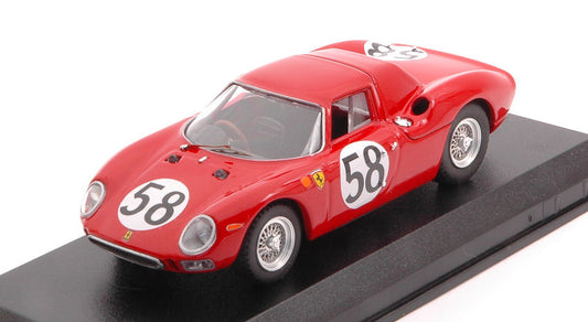 FERRARI 250 LM N.A.R.T. N.58 24 H LE MANS 1964 J.RINDT-D.PIPER 1:43 - Best Model - BT9478-2
