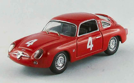 FIAT ABARTH 750 N.4 5th (WINNER CLASS) GT GP MONZA 1963 G.CAPRA 1:43 - Best Model - BT9519