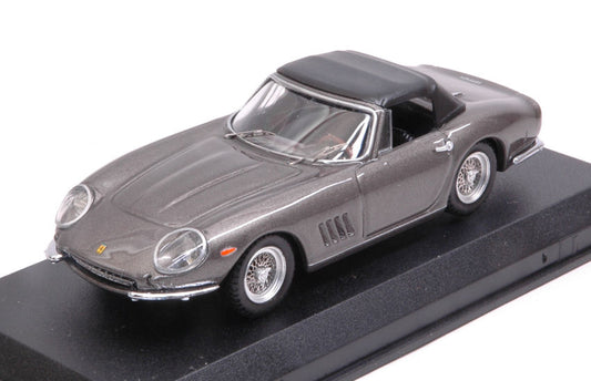 FERRARI 275 GTB/4 NART SPYDER CLOSED SILVERGUN 1:43 - Best Model - BT9538
