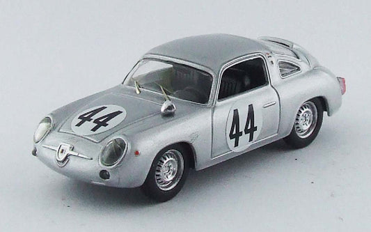 FIAT ABARTH 700 N.44 22nd (2nd CLASS)1000 KM PARIGI 1961 J.VINATIER 1:43 - Best Model - BT9544