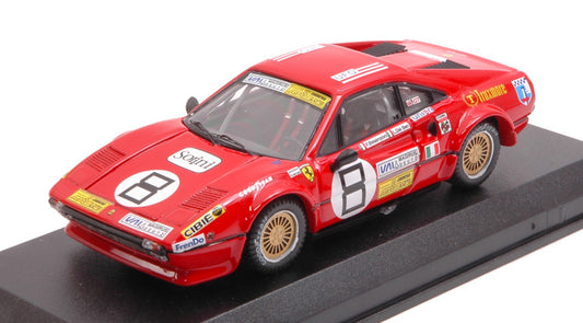 FERRARI 308 GTB N.8 53th 24H DAYTONA 1978 BESENZONI-DAL BEN-WEVER 1:43 - Best Model - BT9550