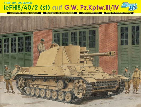 LE.FH 18/40/2 SFL AUF G.W.PZ.III/IV KIT 1:35 - Dragon - D6710