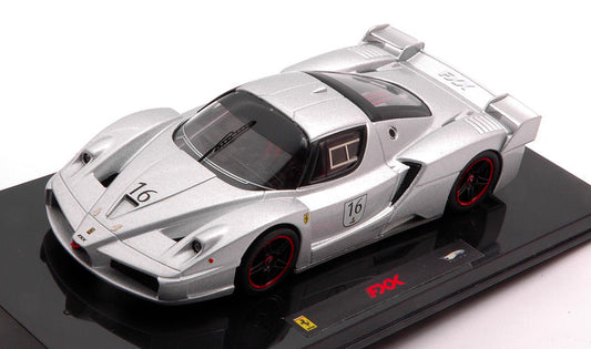 FERRARI FXX 2005 N.16 SILVER 1:43 - Hot Wheels - HWN5609