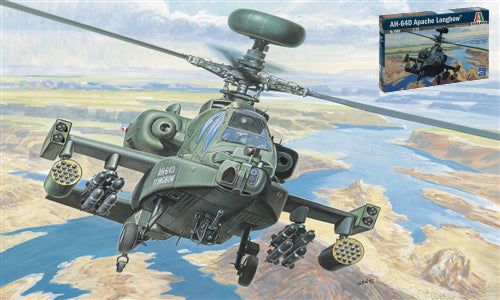 ELICOTTERO AH-64 D APACHE KIT 1:72 - Italeri - IT0080
