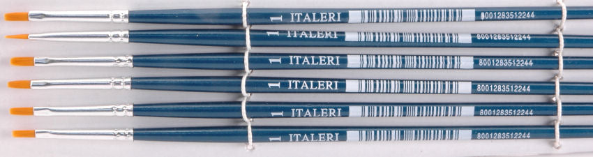 PENNELLO SINTETICO PIATTO 1 Pz.6 - Italeri - IT51224