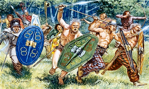GAUL WARRIORS SOLDATINI KIT 1:72 - Italeri - IT6022
