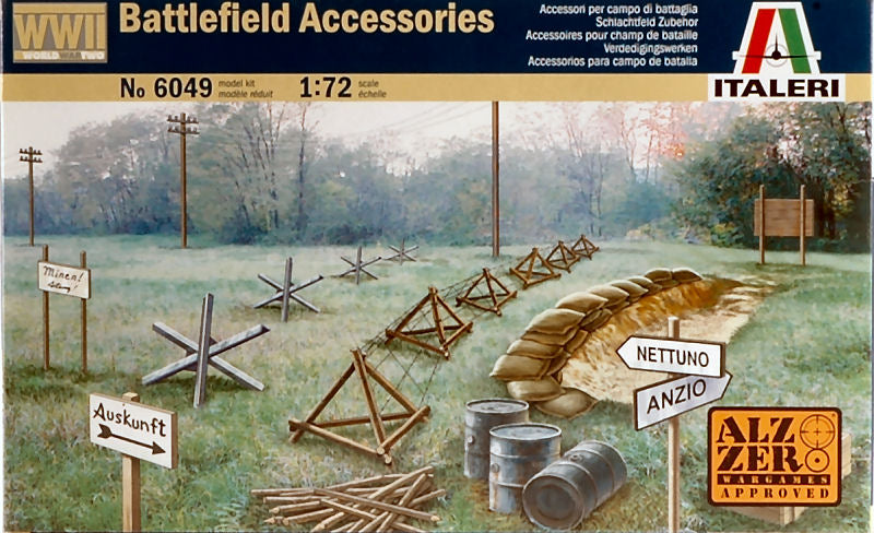 2nd WAR ACCESSORIES KIT 1:72 - Italeri - IT6049