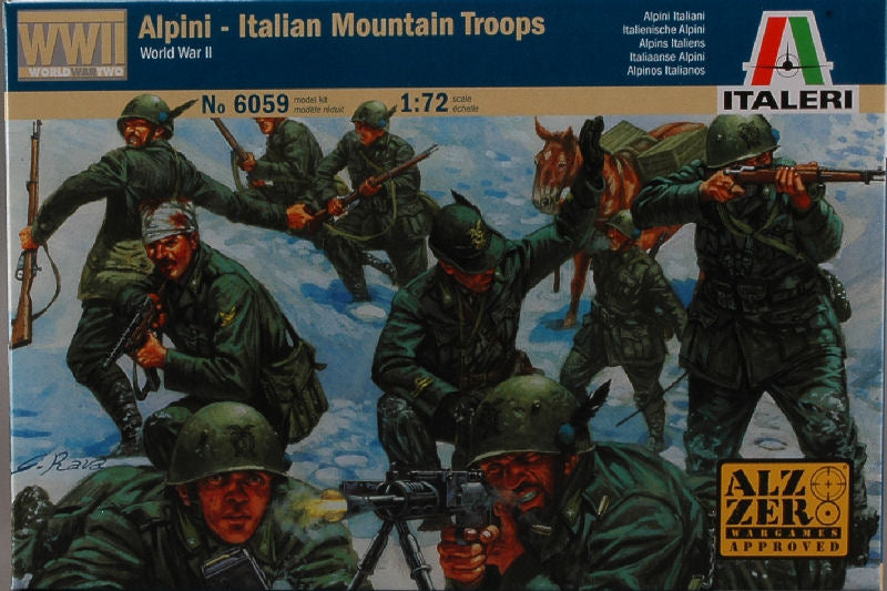 ITALIAN MOUNTAIN TROOPS "ALPINI"  KIT 1:72 - Italeri - IT6059