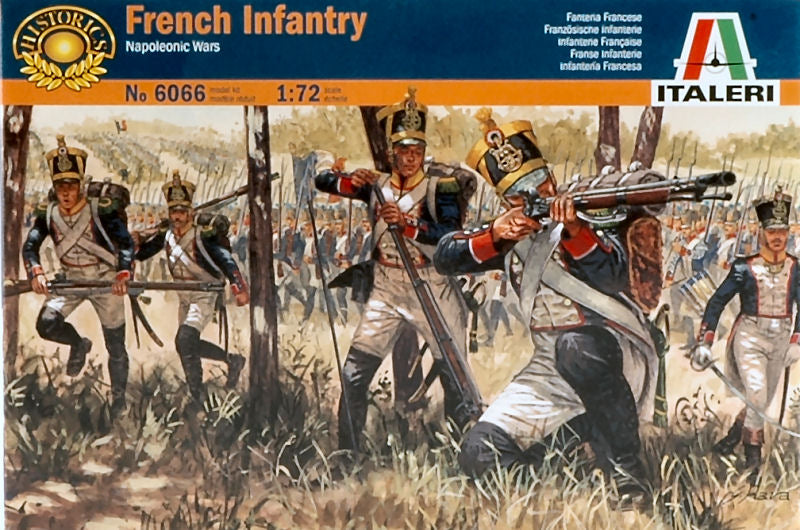 FRENCH INFANTRY NAPOLEONIC WARS KIT 1:72 - Italeri - IT6066