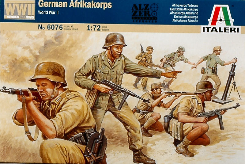 WW II GERMAN AFRIKA KORPS KIT 1:72 - Italeri - IT6076