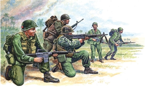 US SPECIAL FORCES VIETNAM WAR KIT 1:72 - Italeri - IT6078