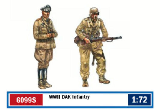 WWII DAK INFANTRY KIT 1:72 - Italeri - IT6099