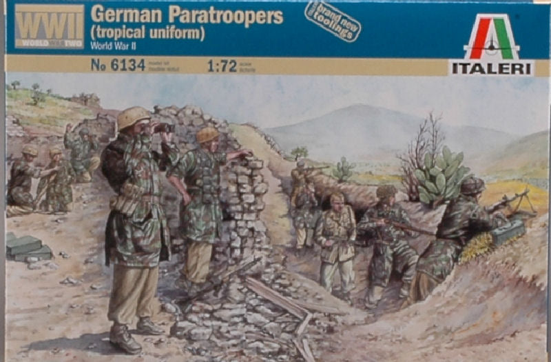WWII GERMAN PARATROOPERS KIT 1:72 - Italeri - IT6134