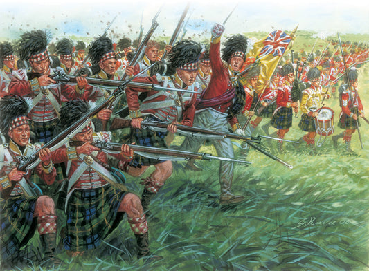 NAPOLEONIC WARS SCOTS INFANTRY KIT 1:72 - Italeri - IT6136