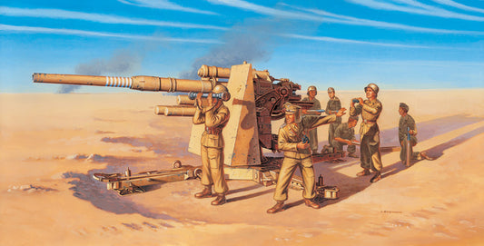 8,8 cm FLAK 37 GUN W/CREW KIT 1:72 - Italeri - IT7512