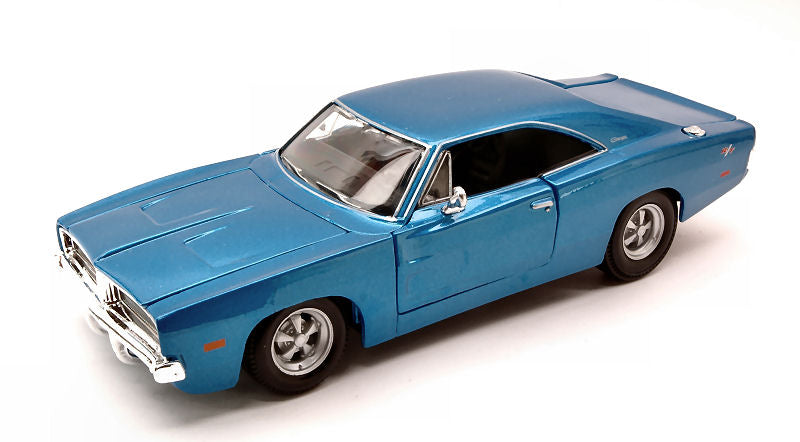 DODGE CHARGER R/T 1969 METALLIC BLUE 1:25 - Maisto - MI31256BL