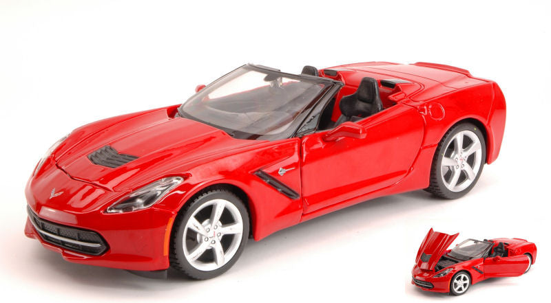 CORVETTE STINGRAY COUPE  2014 RED 1:24 - Maisto - MI31501R
