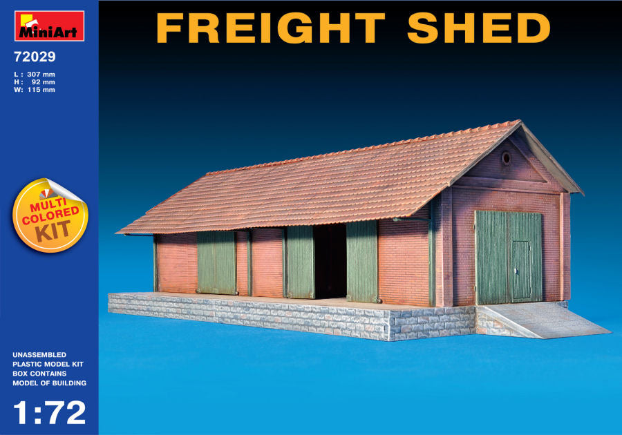 FREIGHT SHED KIT 1:72 - Miniart - MIN72029
