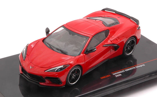 CHEVROLET CORVETTE C8 2020 RED 1:43 - Ixo Model - MOC303