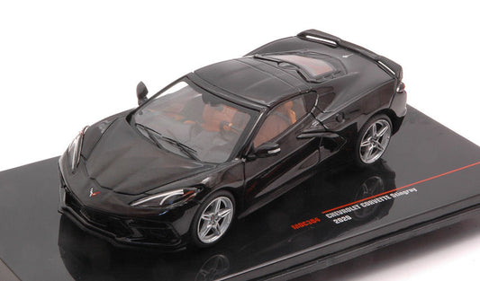 CHEVROLET CORVETTE C8 2020 BLACK 1:43 - Ixo Model - MOC304