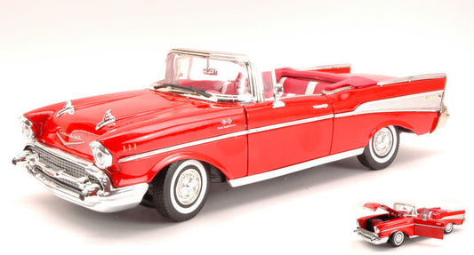 CHEVY BEL AIR 1957 RED 1:18 - MotorMax - MTM73175R