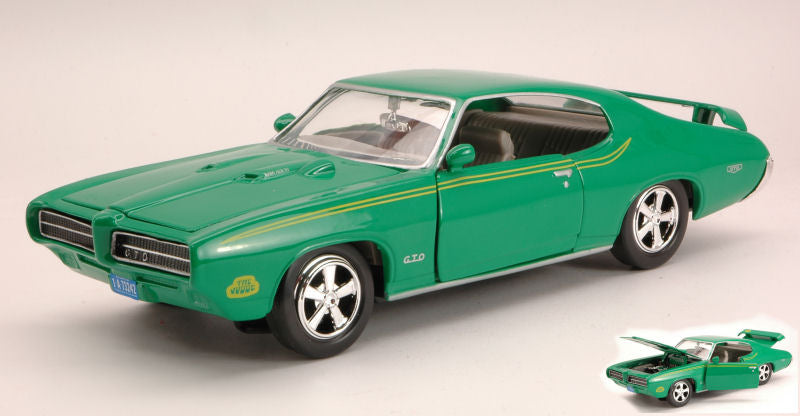 PONTIAC JUDGE 1969 GREEN 1:24 - MotorMax - MTM73242GR