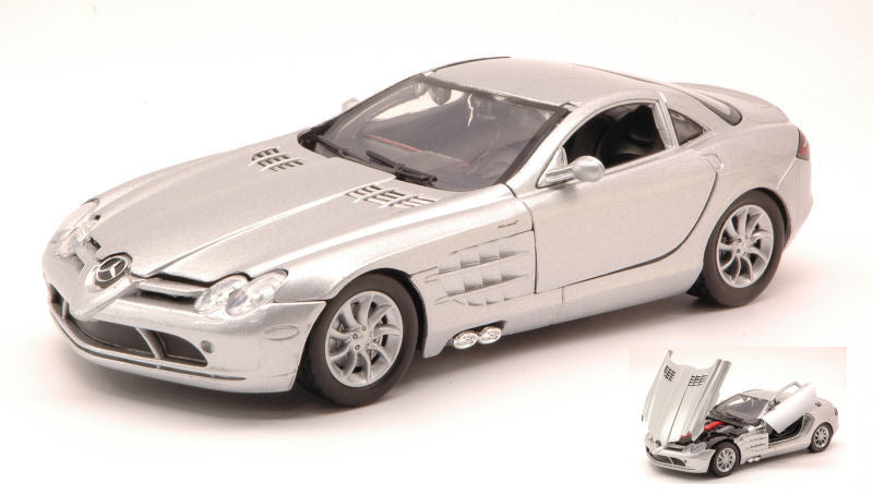 MERCEDES SLR MC LAREN 2003 SILVER 1:24 - MotorMax - MTM73306SL