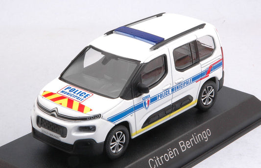 CITROEN BERLINGO 2020 POLICE MUNICIPALE W/STRIPPING 1:43 - Norev - NV155768