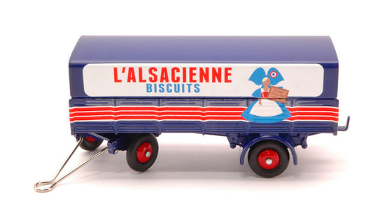 REMORQUE BACHEE L ALSACIENNE cm 11 - Norev - NVC80452