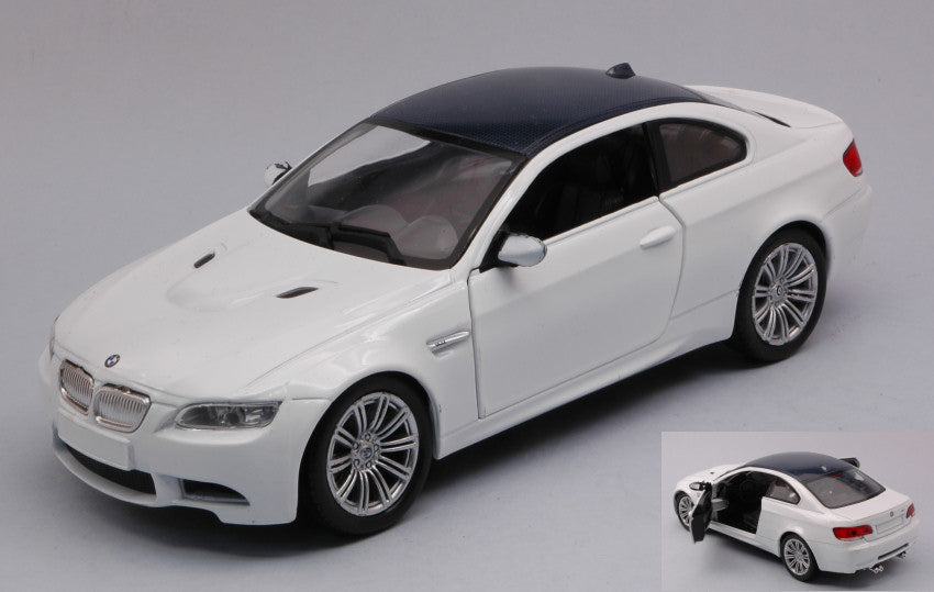 BMW M 3 COUPE' 2008 WHITE 1:24 - New Ray - NY71053W