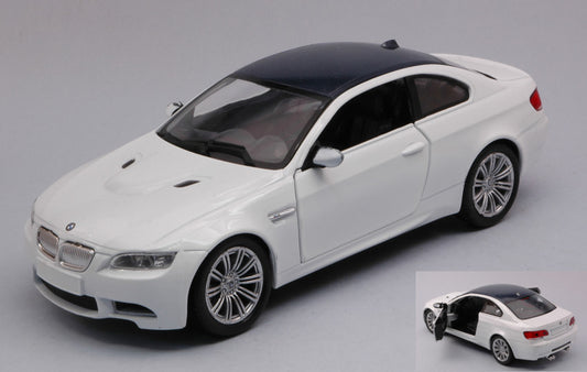 BMW M 3 COUPE' 2008 WHITE 1:24 - New Ray - NY71053W