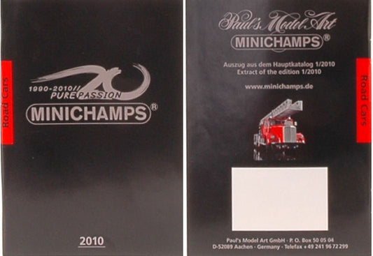 CATALOGO MINICHAMPS 2010 AUTO STRADALI 1:43 FORMATO A6 PAG.67 - Minichamps - PMCAT2010-43