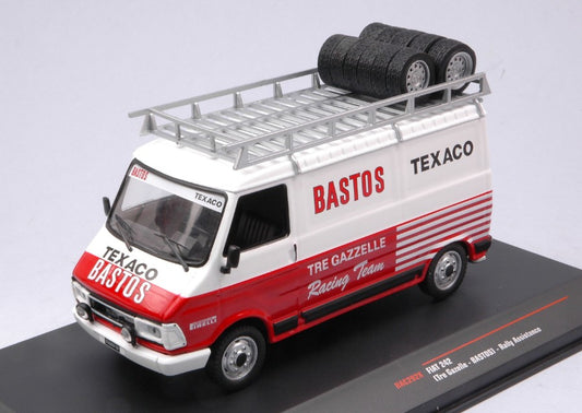FIAT 242 BASTOS ASSISTANCE WITH ROOF RACK 1:43 - Ixo Model - RAC292X