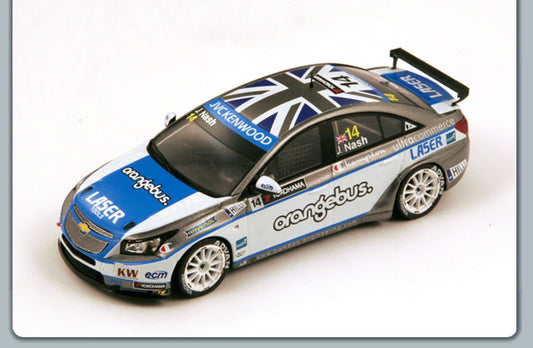 CHEVROLET CRUZE 1.6T N.14 WTCC 2013 JAMES NASH 1:43 - Spark Model - S2453