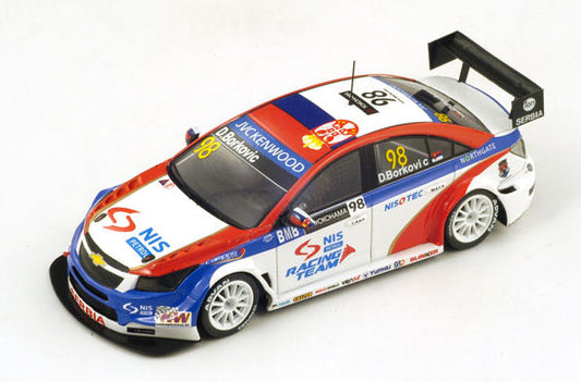 CHEVROLET CRUZE N.98 HUNGARORING WTCC 2014 D.BORKOVIC 1:43 - Spark Model - S2465