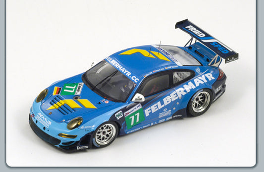 PORSCHE 997 GT3 RSR N.77 16th LM 2011 1:43 - Spark Model - S3418