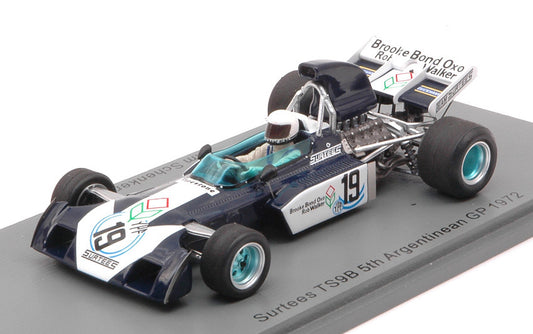 SURTEES TS9B TIM SCHENKEN 1972 N.19 5th  ARGENTINIAN GP 1:43 - Spark Model - S3993