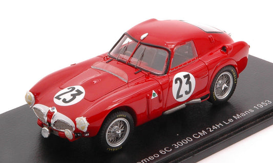 ALFA ROMEO 6C 3000 CM N.23 LM 1953 K.KLING-F.RIESS 1:43 - Spark Model - S4704