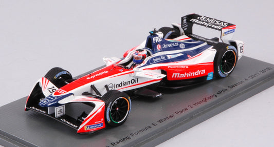 MAHINDRA N.19 WINNER Rd.2 HONG KONG FORMULA E (2017-2018) F.ROSENQVIST - Spark Model - S5932