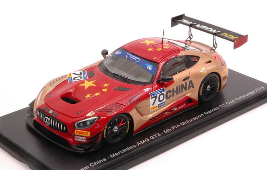 MERCEDES GT3 N.70 FIA GT VALLELUNGA 2019 Y.ZHANG-K-ZANG 1:43 - Spark Model - S6312